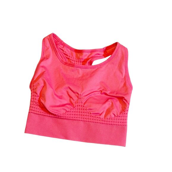 Sweaty Betty Seamless Stamina Medium Support Sports Bra Pink Size XS NWT - Picture 4 of 12